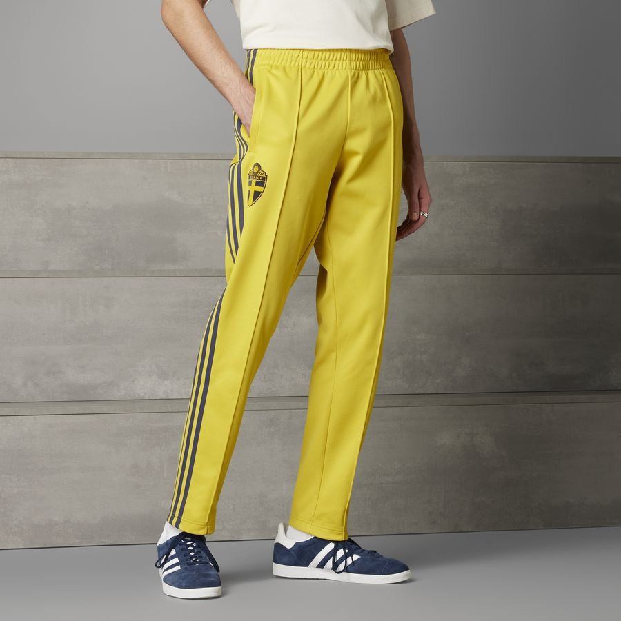 [EFKS] Sweden Track Pants OG Beckenbauer Yellow Uniform