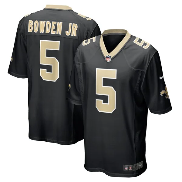 New Orleans Saints Game NFL Jersey - Black | Official Football Apparel