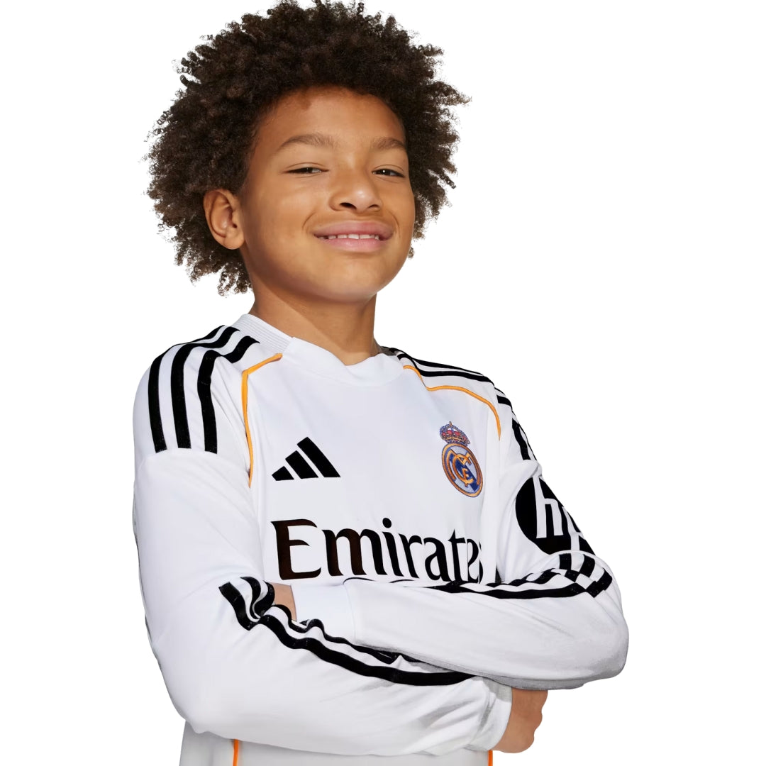 Real Madrid Sleeve 2025-2026 UCL Home Jersey – Authentic Shirt