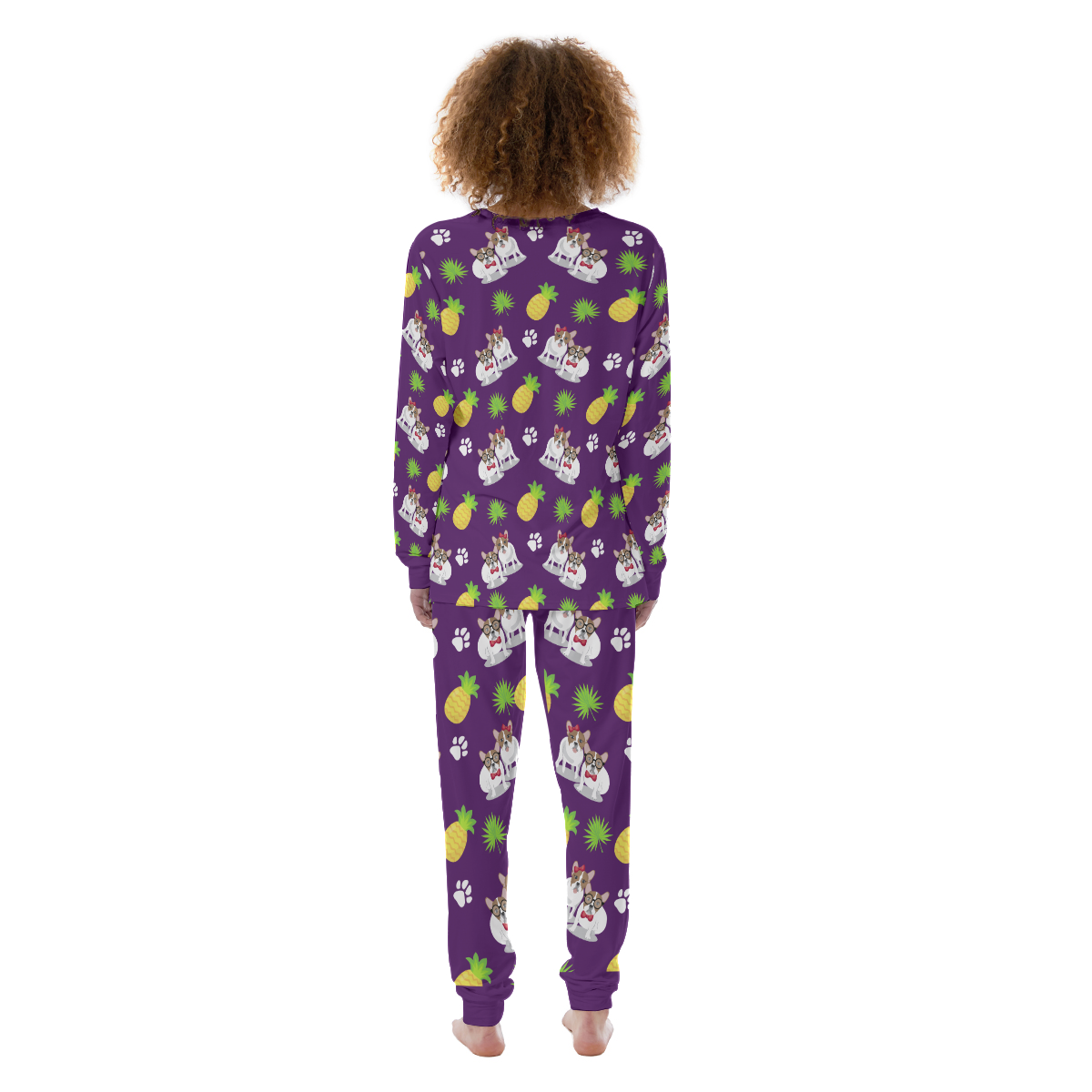 Frenchie Paisley - Comfortable Women's Pajamas Winter Wear