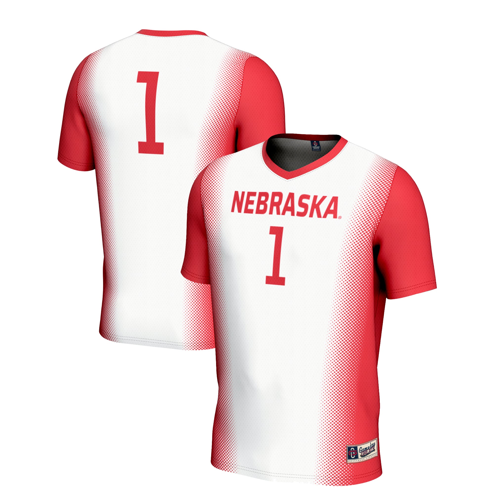 #1 Nebraska Huskers GameDay Greats Youth Lightweight Women's Soccer Jersey - White