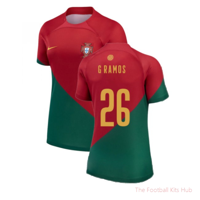 [EFS] 2022/23 Portugal Home Shirt (Ladies) (G Ramos 26)