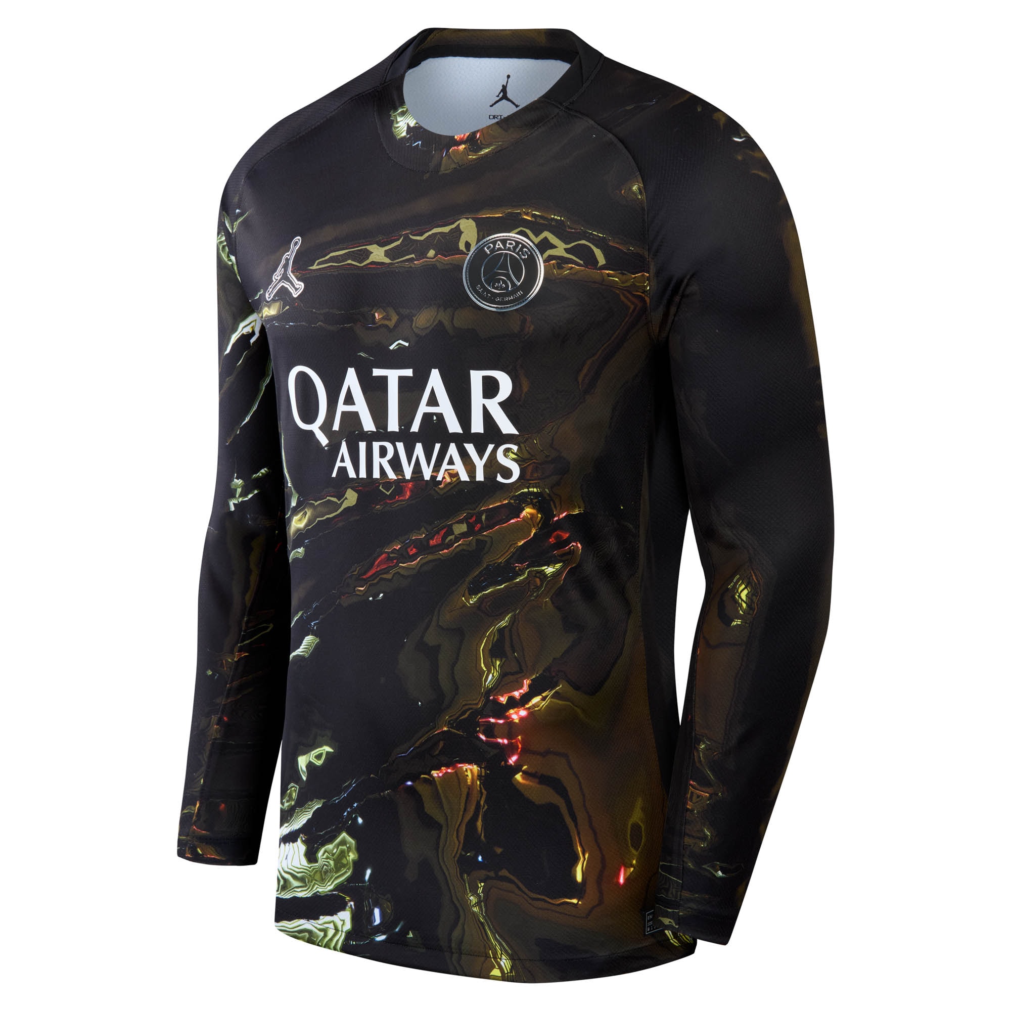 [LK] Paris Saint-Germain 2025/26 Fifth Stadium Replica Long Sleeve Jersey - Black