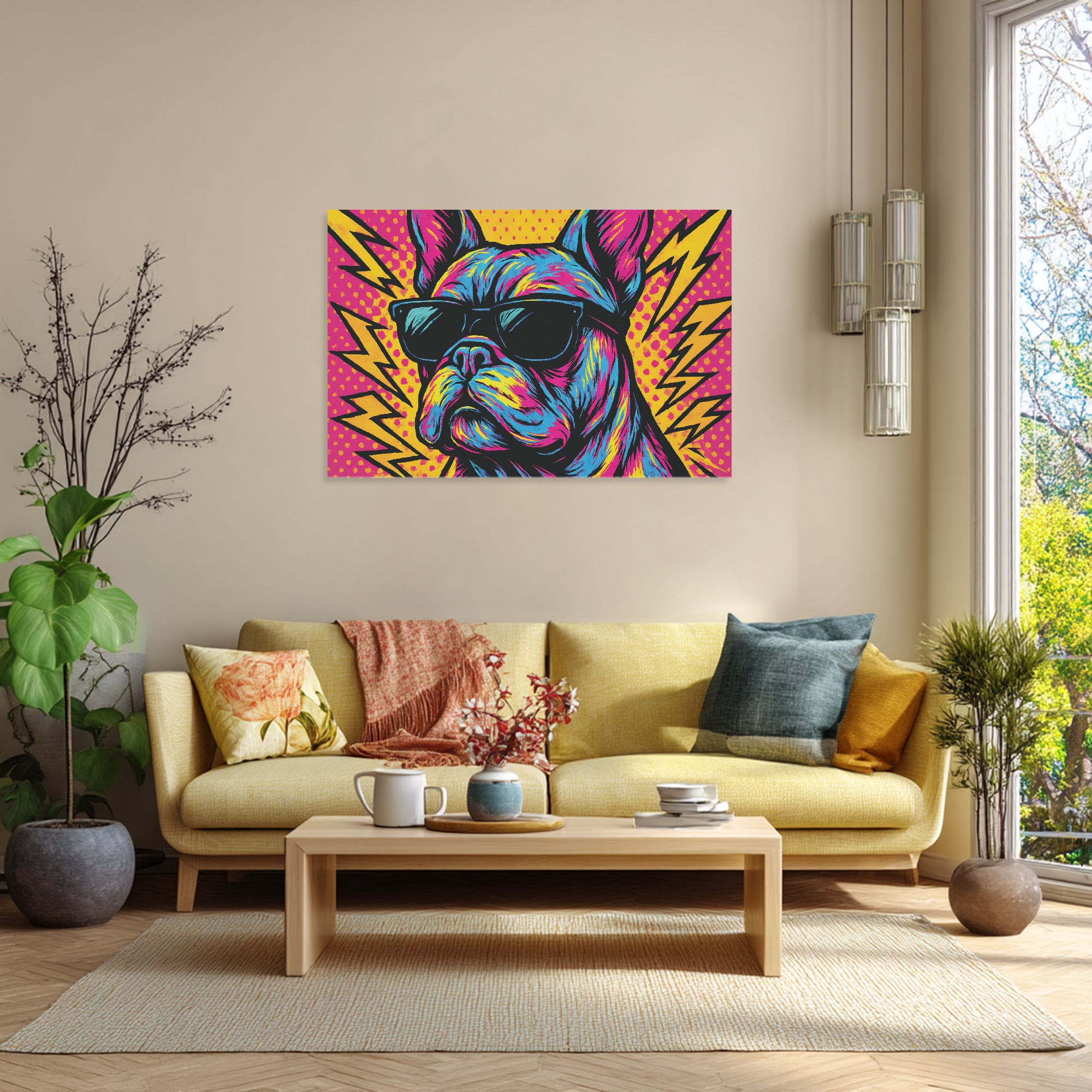 Dana - Adorable Frenchie canvas Wall Art