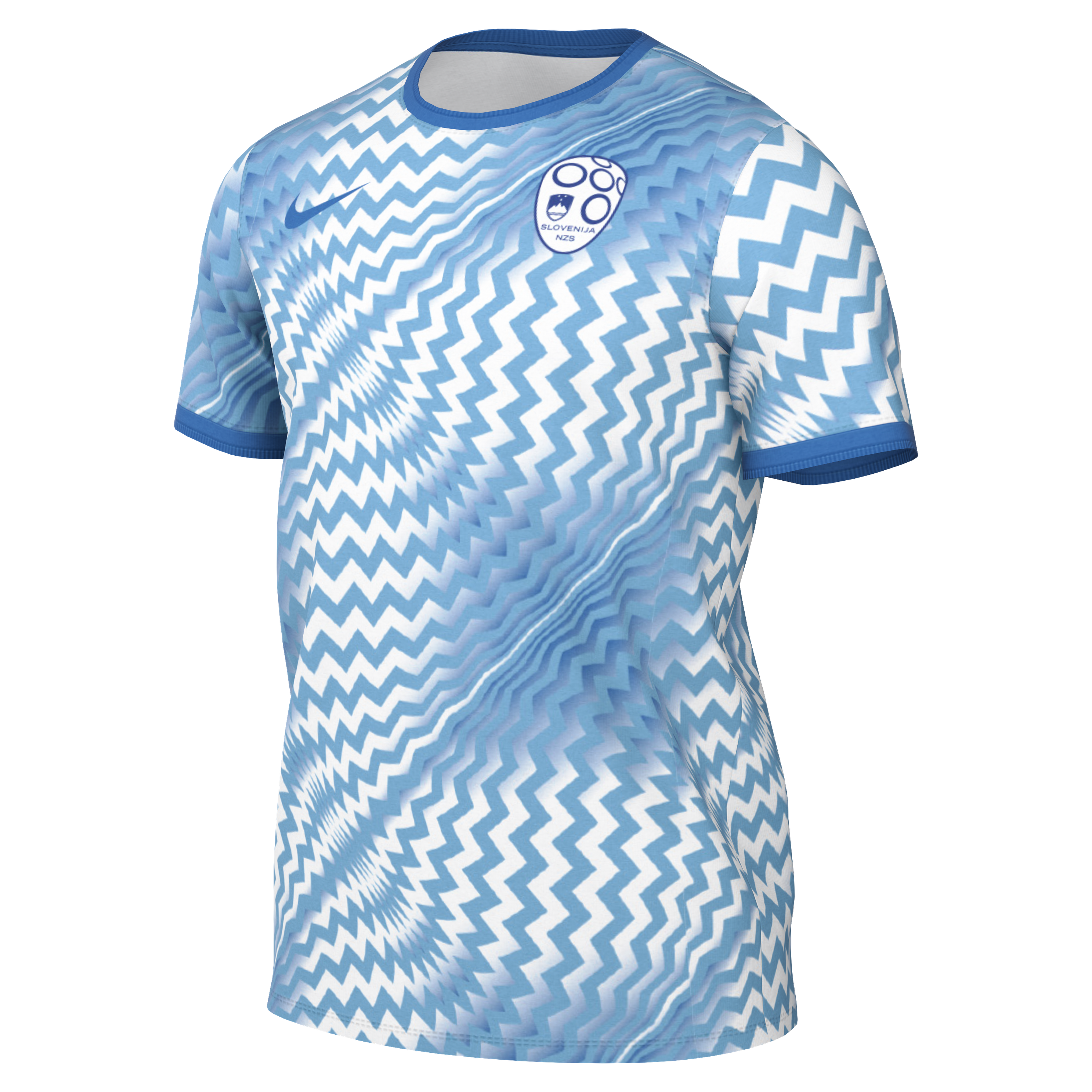 [SJH] Slovenia National Team 2026 Academy Pro Pre-Match Jersey Top - Blue