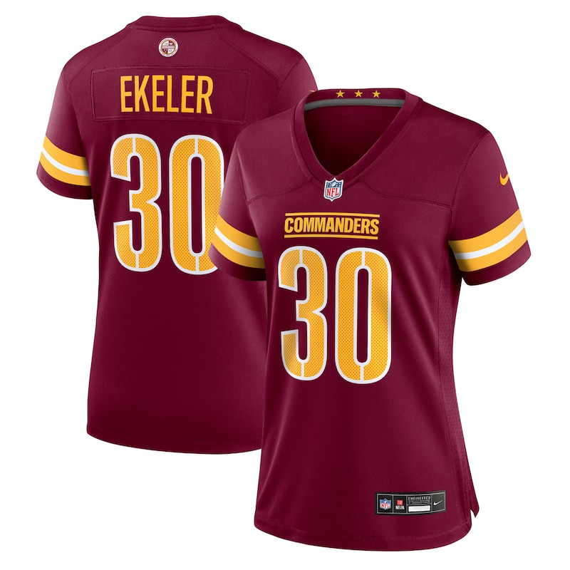 None Austin Ekeler Washington Commanders Fan Favorite Team Authenti...