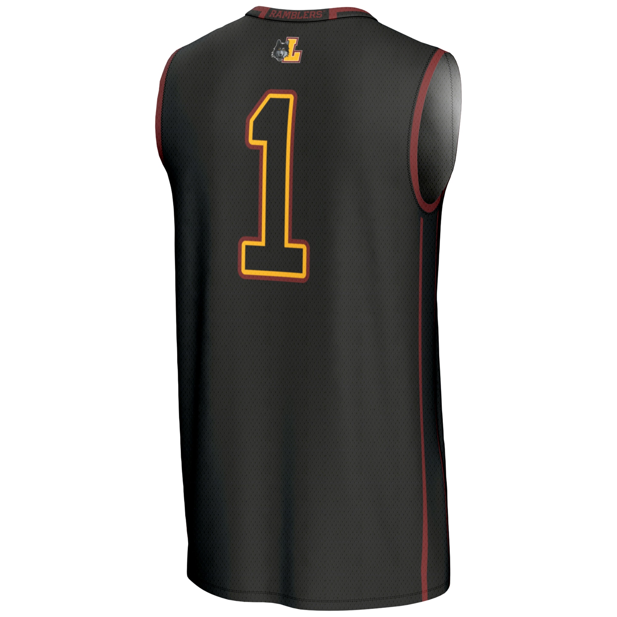 [NJP] Loyola Chicago Ramblers GameDay Greats Lightweight Basketball Jersey - Black