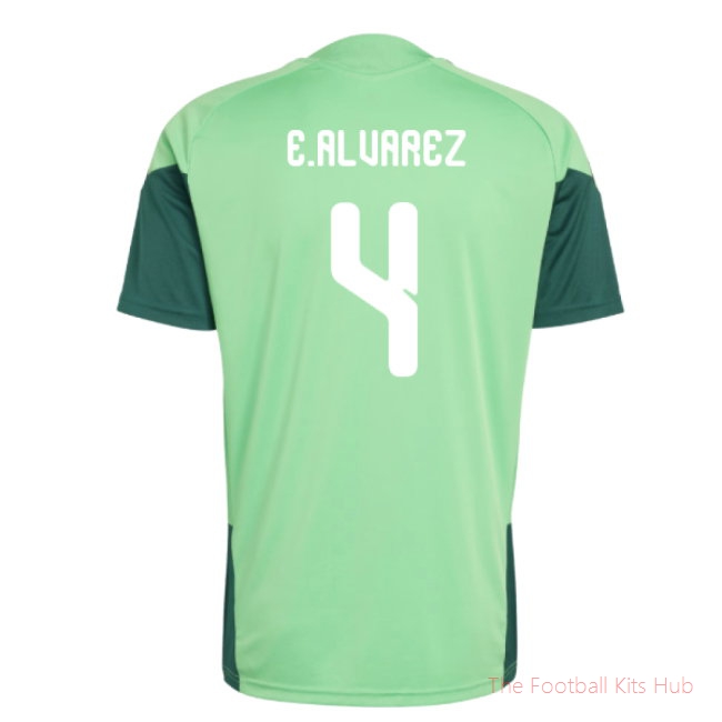 2026-2027 Mexico Training Jersey (Semi Flash Green) (E.Alvarez 4)