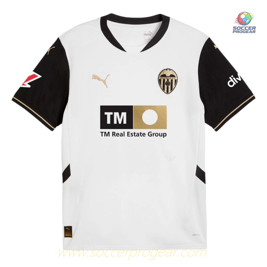 FC Valencia Home Kids Editionren's Football Kit Soccer Team Shirt 2024/25 Collection Black