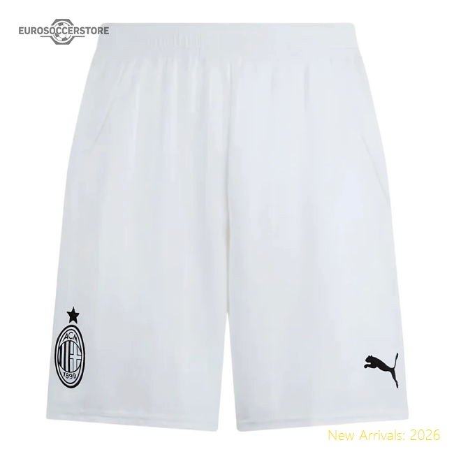 Best-Selling Trending 2024-2025 Ac Milan Away Shorts (White)