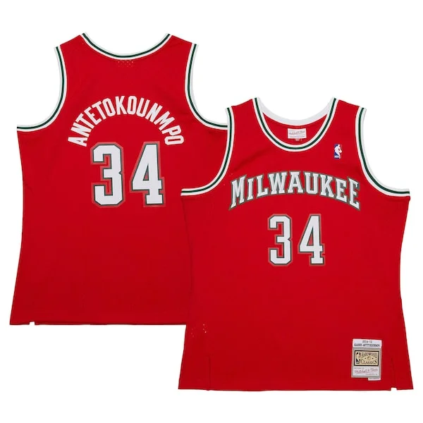 Giannis Antetokounmpo MIL NBA Jersey - Red - Great Value