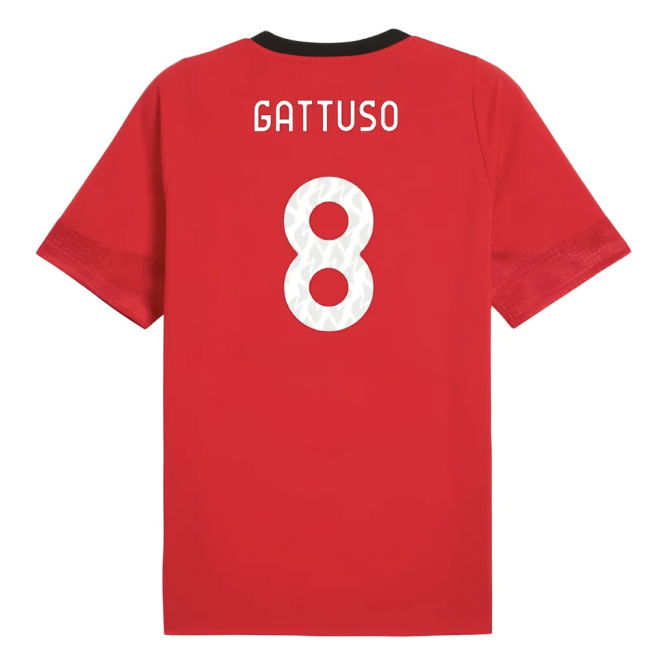 Gattuso 8 2025-2026 AC Milan Club Training Uniform