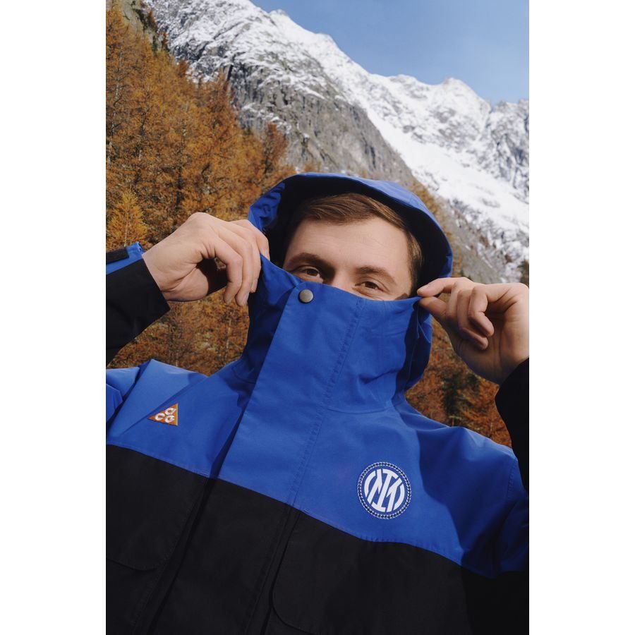 [EFKS] Inter ACG Jacket Storm FIT Skull Peak Hyper Blue/Black/Safety Orange Jersey X