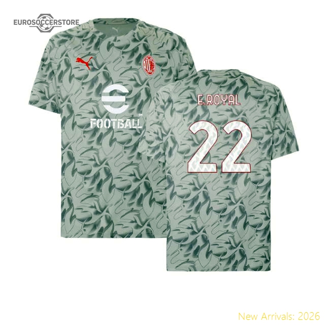 Replica Home Ac Milan Smokey Gray) (e.royal Jersey Performance