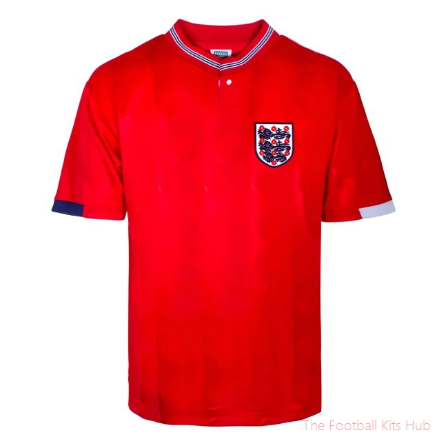Men England 1989 Away Retro Shirt UEFA Euro