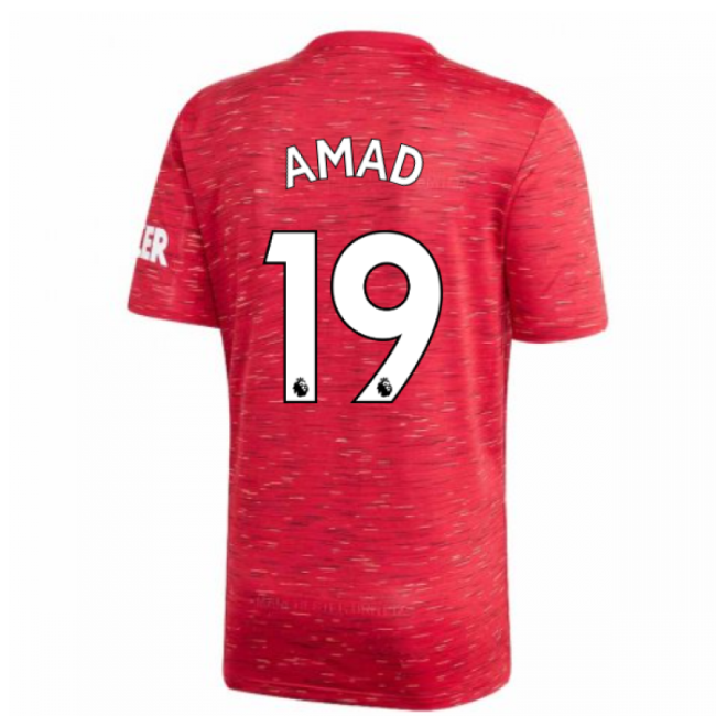 2020-20 Man Utd modern Home Football Shirt | authentic