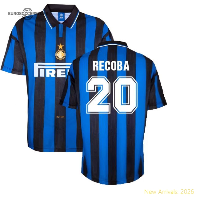 High-Quality Popular 1996 Inter Milan Home Shirt (Recoba 20)