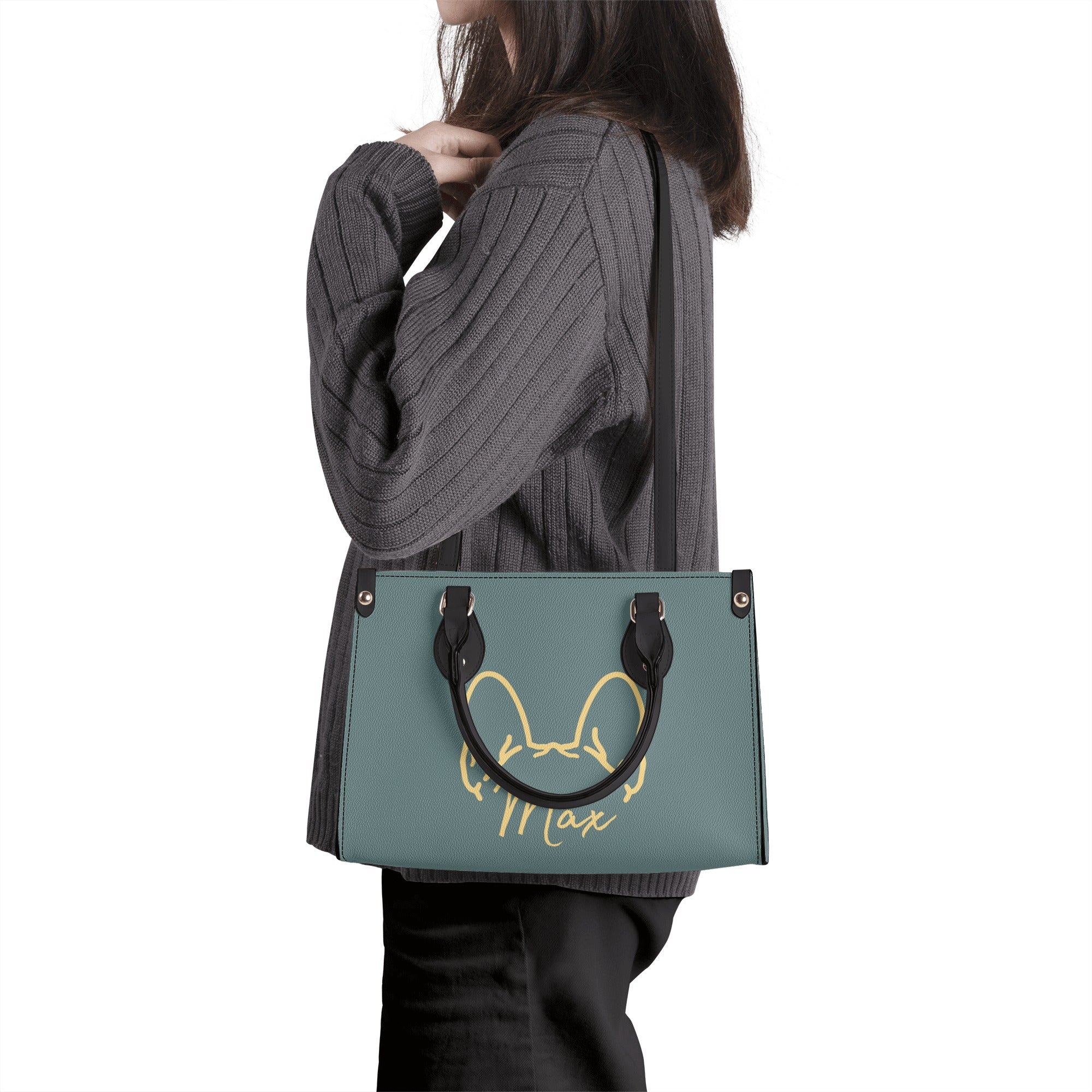 Custom Women Handbag With Frenchie Name Paw Protection | Breed-optimized