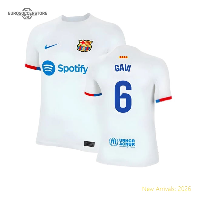 Supporter 2023-2024 Barcelona Away Shirt (Kids) (Gavi 6)
