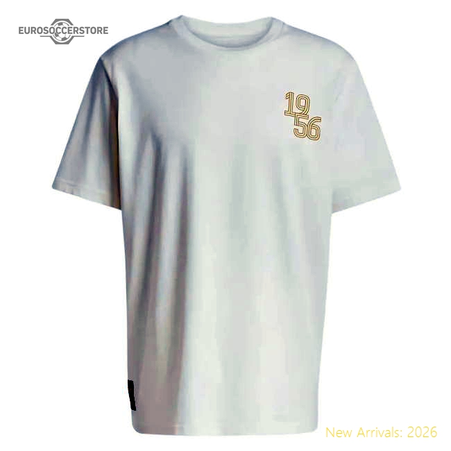 2024-2025 Real Madrid Ucl Heavy Cotton Tee (off White) - Concept Creation
