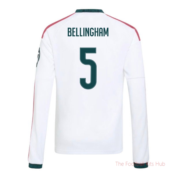 Real Madrid 2026-2027 Long Sleeve Home Shirt (Kids) (Bellingham 5)