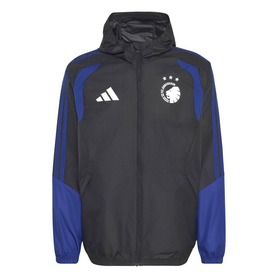 [EFKS] FC Copenhagen Jacket All Weather Black Uniform