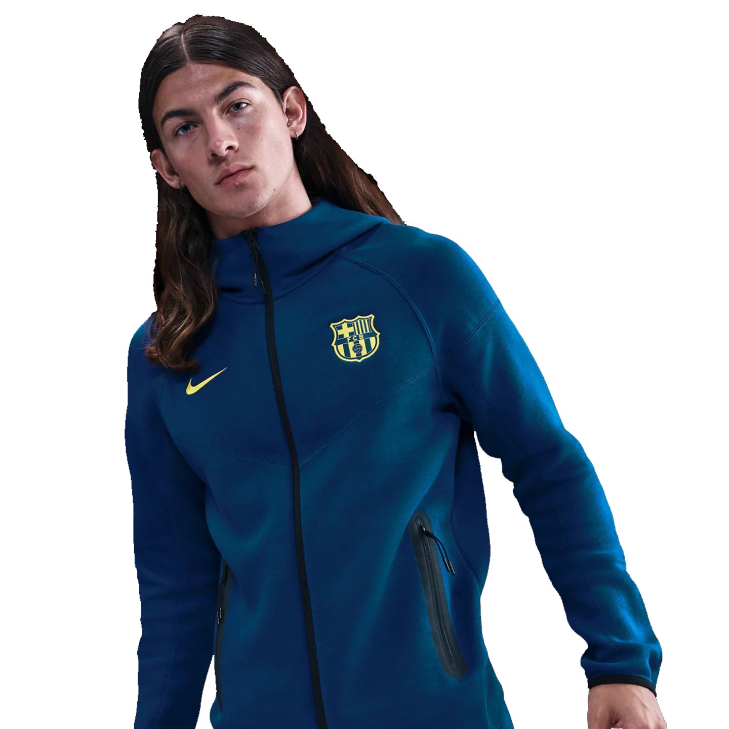 Barcelona Tech Fleece 2025-2026 UCL Home Jersey – Authentic Shirt