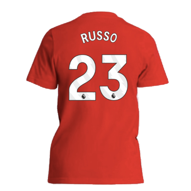 Kids Russo 23 Arsenal First Team Pro Level Home Player Jersey
