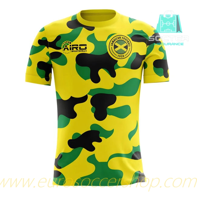 2025-26 Edition Jamaica Home Football Shirt Design Concept