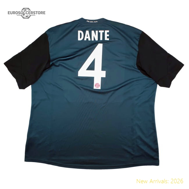 2013-14 Bayern Munchen Third Football Jersey (3Xl) Dante #4