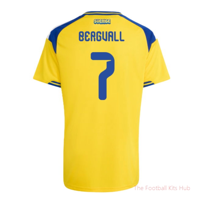 2026-2027 Sweden Home Shirt (Kids) (Bergvall 7)