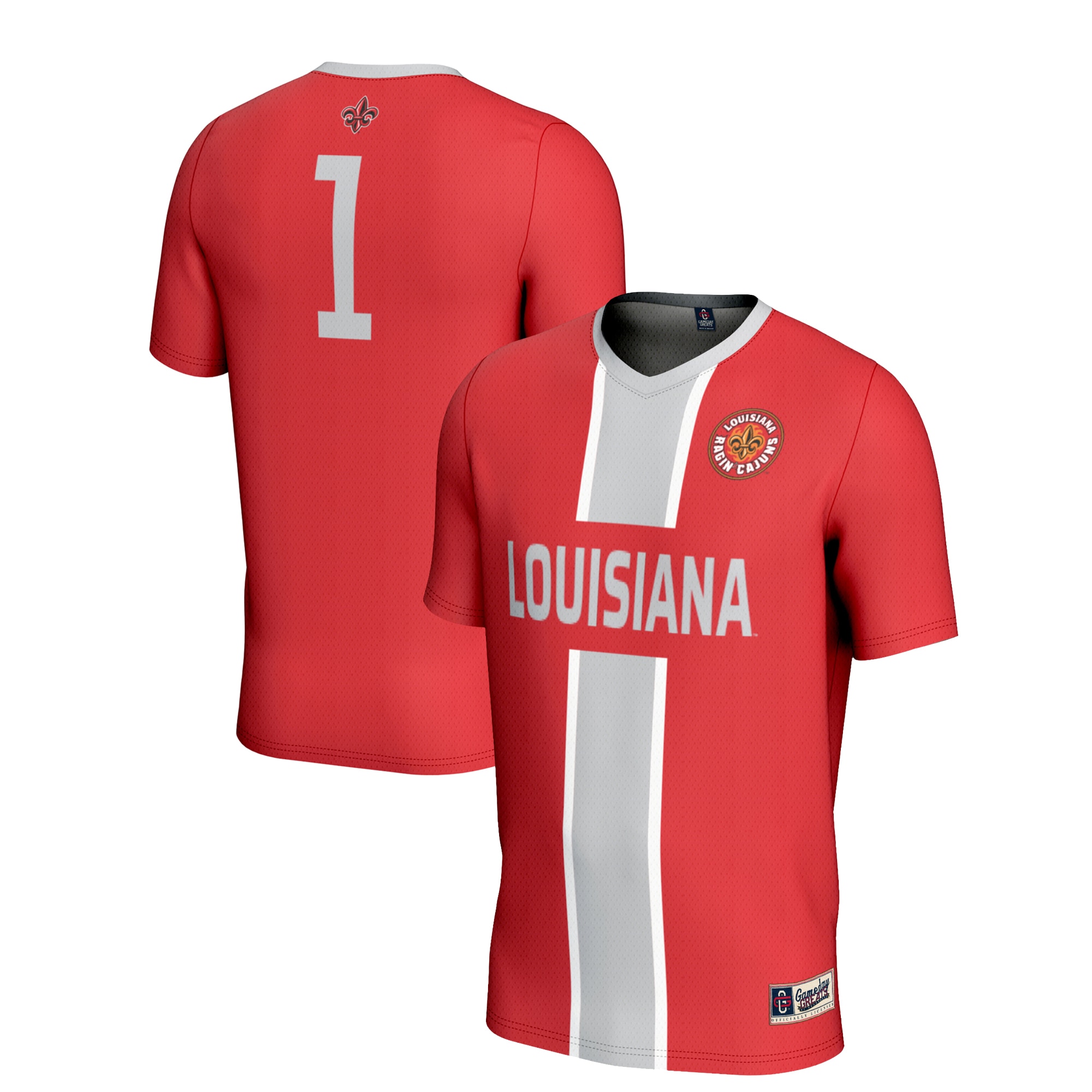 [LK] Louisiana Ragin' Cajuns GameDay Greats Youth Lightweight Men's Soccer Jersey - Red