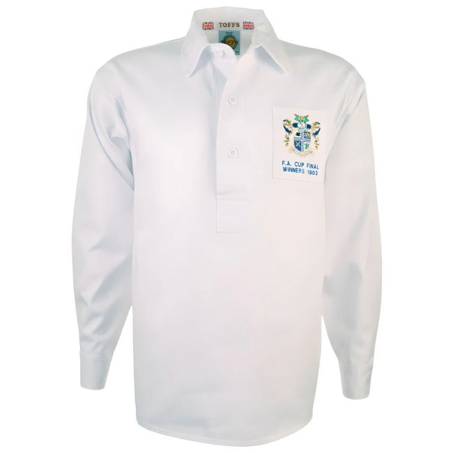 Bury 1903 FA Cup Final Retro Football Shirt | Game Day | Sale Price