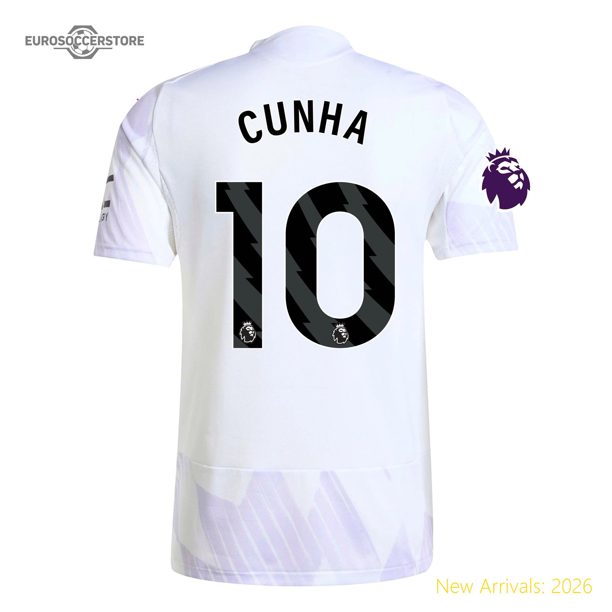 Officially Approved Men Premium Mun Football Star Away Jersey 2023