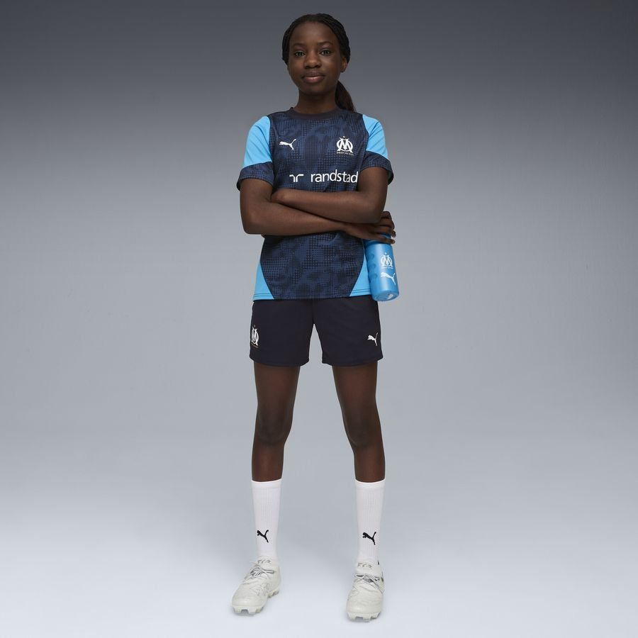 Marseille Training T Shirt New Navy/bleu Azur Kids