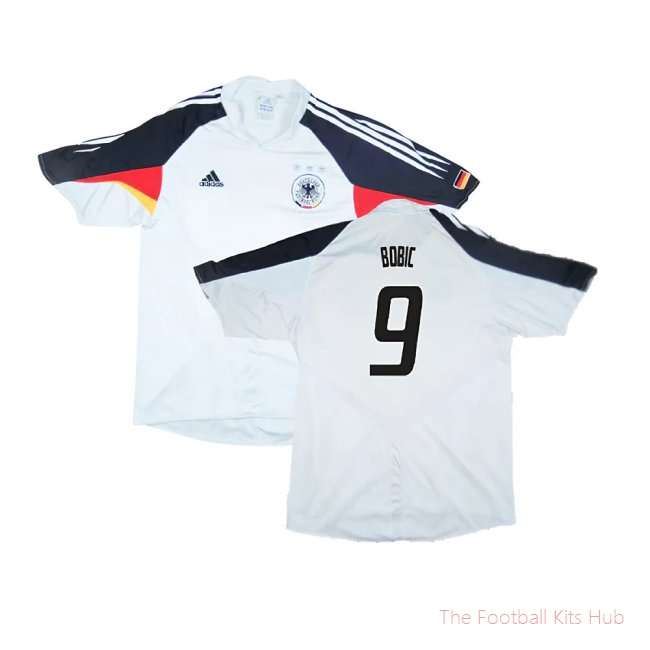 Germany 2004-05 Home Shirt ((Very Good) M) (Bobic 9)