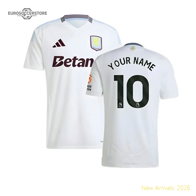 Aston Villa Away Kit 2024-2025 Stadium Wear Jersey