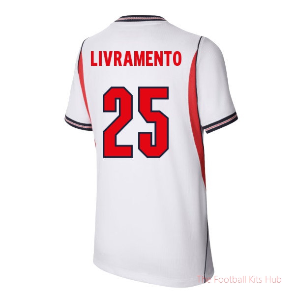 2026-2027 England Home Shirt (Kids) (Livramento 25)