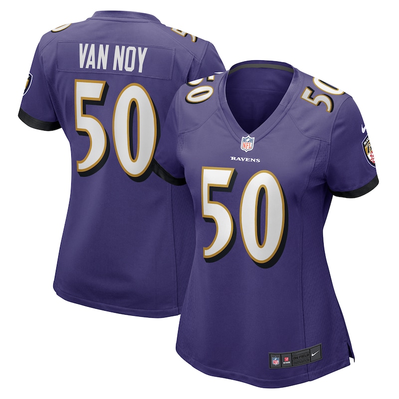 None Kyle Van Noy Team Captain BAL Ravens Premium Jersey Football Appa