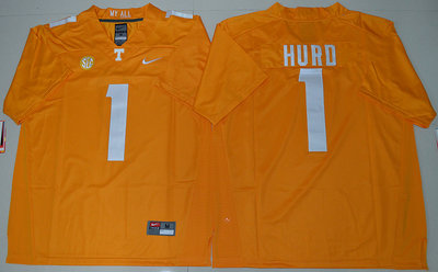 Men's None Orange 2024 alternate jersey Jalen Hurd #1 replica Jersey
