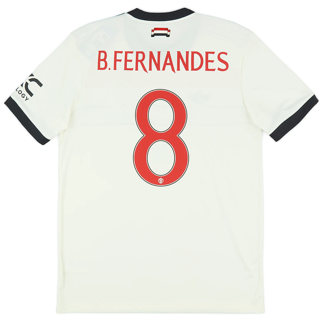 Official Man Utd Manchester United 2425 Third Shirt 8 BFERNANDES