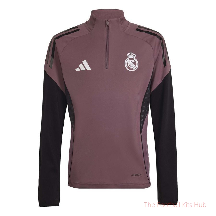Real Madrid Training Shirt Tiro 25 - Purple/Black Kids