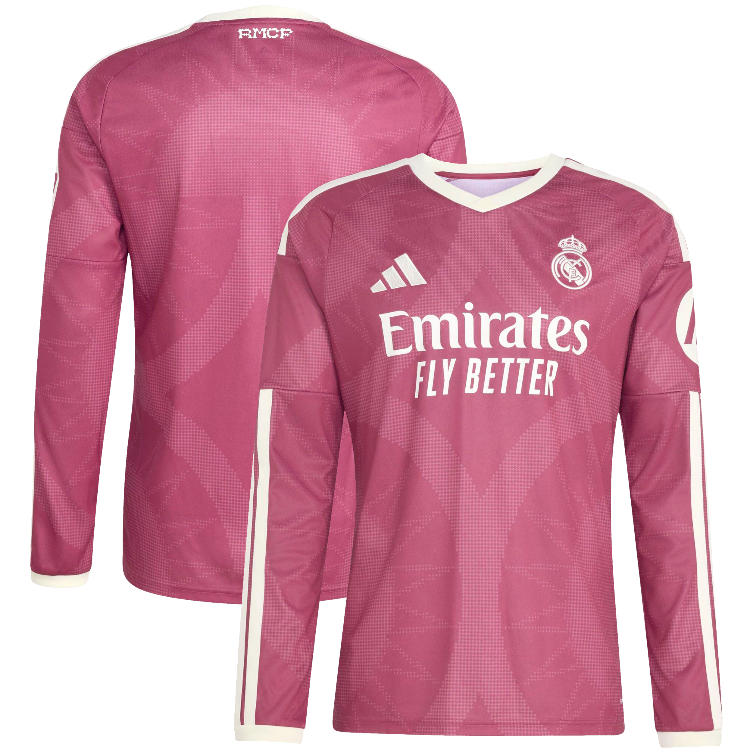 [JED] Real Madrid 2026/27 Third Replica Long Sleeve Jersey - Pink