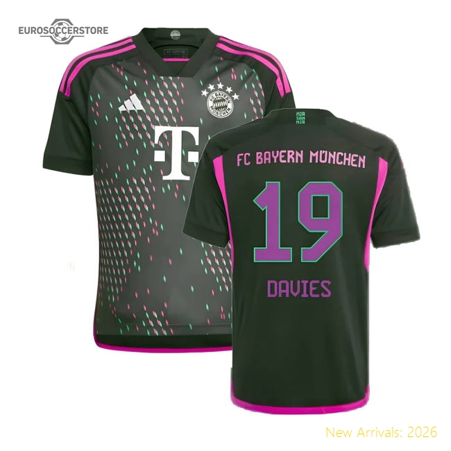Match-Day 2023-2024 Bayern Munich Away Shirt (Kids) (Davies 19)