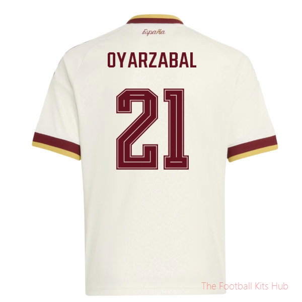 [JED] 2026/27 Spain Away Shirt (Kids) (Oyarzabal 21)