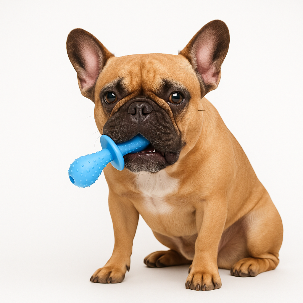 French Bulldog Spiklet Frenchie Spiked Chew Toy – Teeth Cleaning