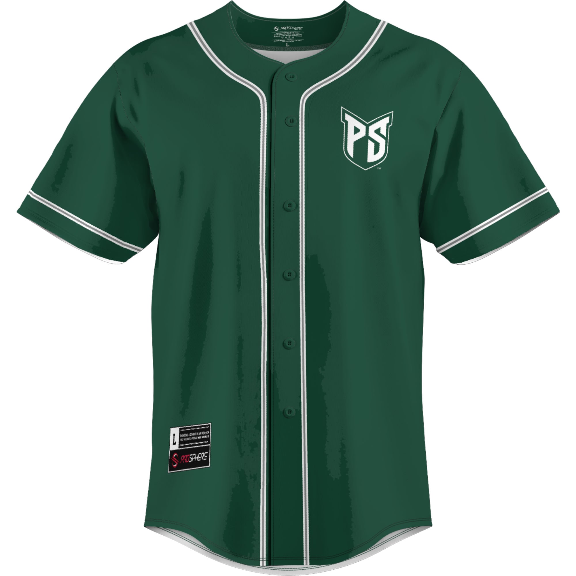 [LK] Portland State Vikings GameDay Greats Lightweight Baseball Jersey - Green