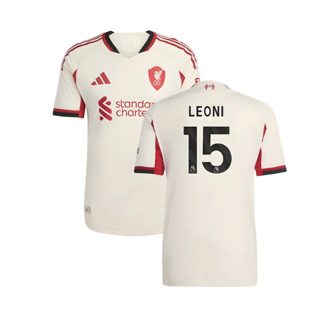 Liverpool Away Football Shirt 2025-20 - Leoni 15 L M Women S
