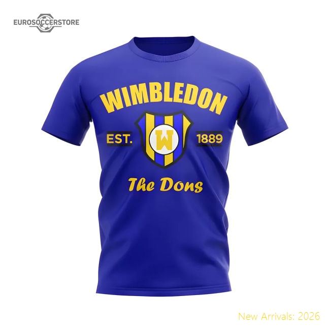 Premium-grade Wimbledon Established Football T-shirt (blue)