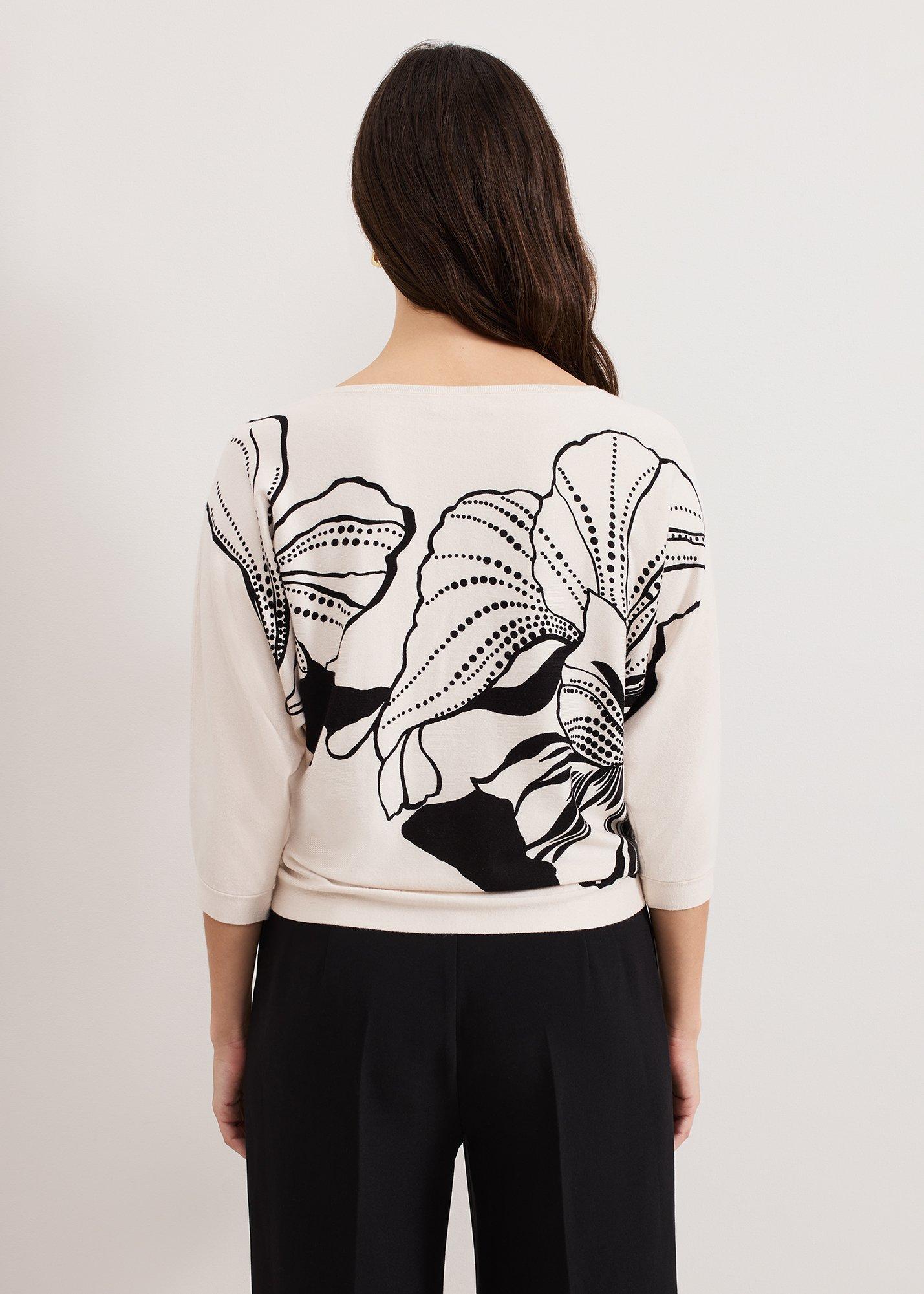 Poppie Studd Batwing Knit Top
